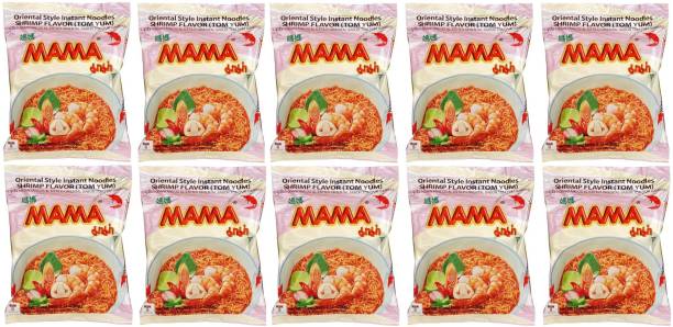 MAMA Tom Yum Shrimp Flavor Instant Noodles Non-vegetarian