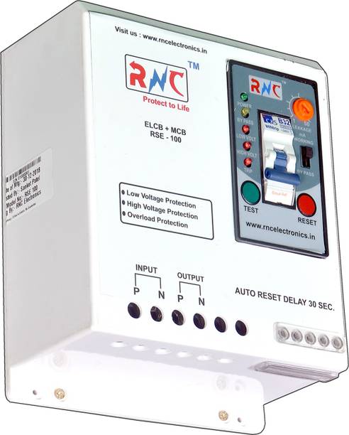 RNC Electronics ELCB+MCB 3-50 mAmp 32 Amp RSE 100 MCB