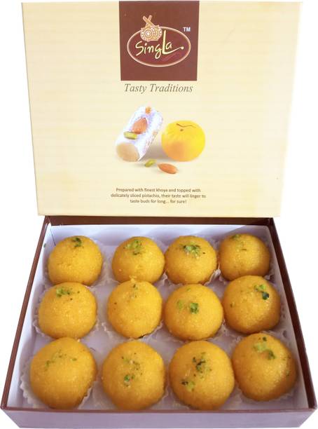 Singla Best Quality Banarsi Ladoo 500gm Box