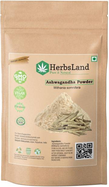 HerbsLand Organic Ashwagandha Powder for Skin and Face (100 g)