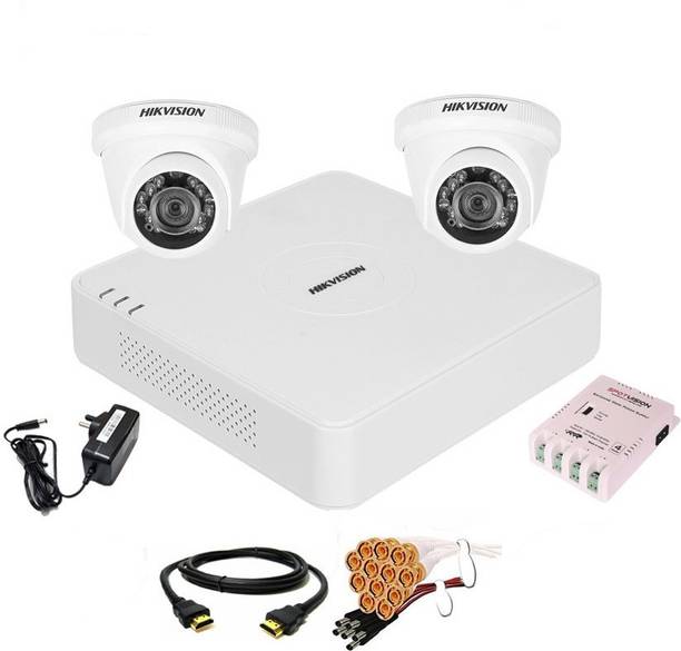 HIKVISION 4 Channal HD DVR 1080p 1Pcs,Indoor Camera 2 MP 2Pcs,combo set Security Camera