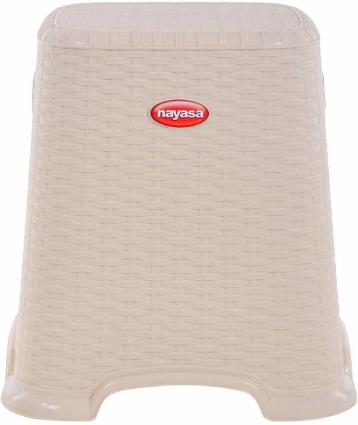 NAYASA Cane_Medium_Ivory Outdoor & Cafeteria Stool