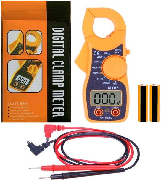 Divinext Clamp On Ammeter Non-Contact Measurement Digital Clamp Meter Multitester Clip-On Digital Multimeter