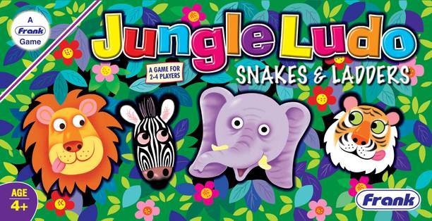 Frank Jungle Ludo And Snakes & Ladders Board Game Party & Fun Board Game