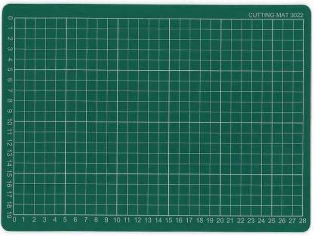 Qatalitic Non-Slip Flexible Self-Healing Grid Line Print Cutting Mat