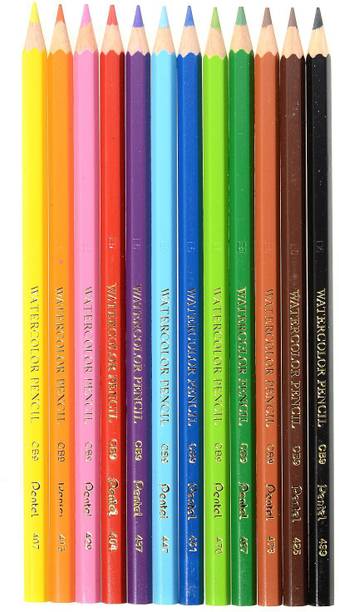 PENTEL Art Creation Ractangle Shaped Color Pencils