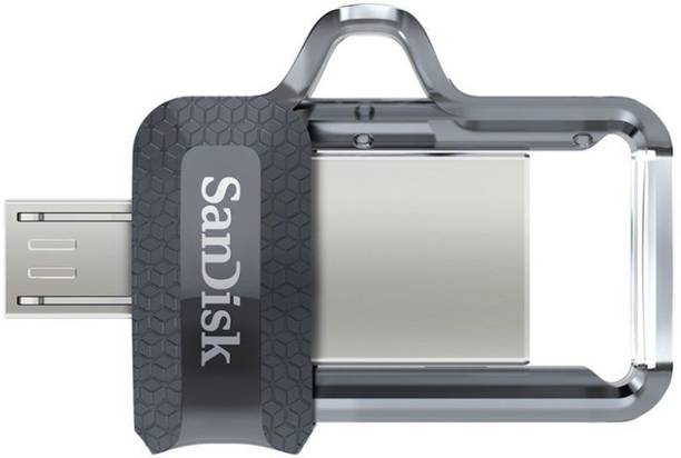 SanDisk DUAL OTG PEN DRIVE 32 GB OTG Drive Compatible with Laptop, Audio Player, Tablet, Desktop Computer, Mobile, Netbook USB 3.0 Plastic Case