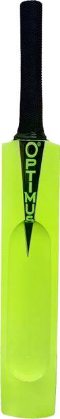 Optimus ® Neon Cricket Scoop Bat Himachal Willow Full Size For Tennis Ball-No Leather Ball Poplar Willow Cricket  Bat For 15+ Yrs