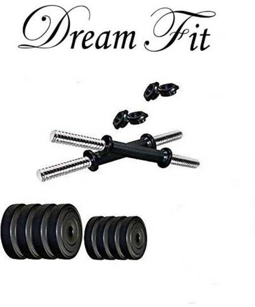 DreamFit 8kg PVC Home Gym Combo, Adjustable Dumbbell Adjustable Dumbbell