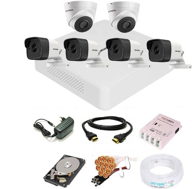 HIKVISION 8 Channal Turbo HD 4MP DVR,IP67 Outdoor & Indoor Audio Camera 1080P,HVC114 Security Camera