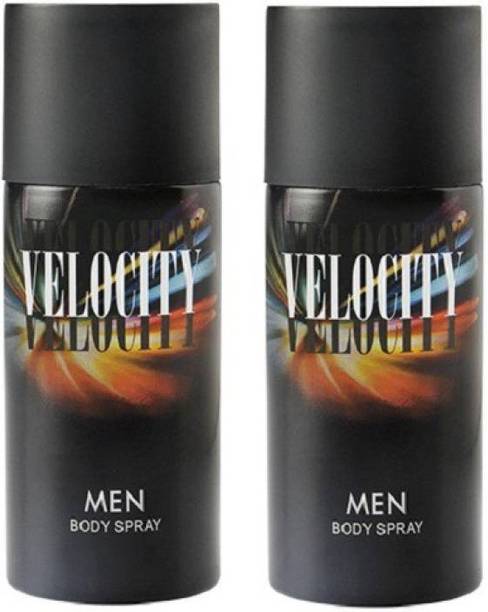 VELOCITY Body Spray(Pack of 2)_250ml Body Spray  -  For Men & Women