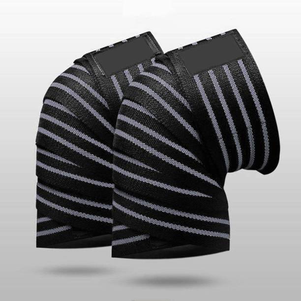 Leosportz Weight Lifting Knee Wraps Straps Knee Support