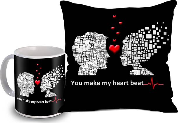 Flipkart SmartBuy Cushion, Mug Gift Set