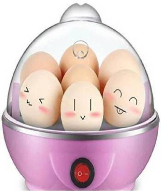 UZAN Stainless Steel 7 Egg Cooker, Egg Boiler, Egg Steamer, Egg Boiler Electric Automatic Off for Steaming, Cooking, Boiling and Frying Home Machine Egg Boiler with Egg Tray Egg Boiler 7 Eggs LIONEB45 Egg Cooker Egg Cooker