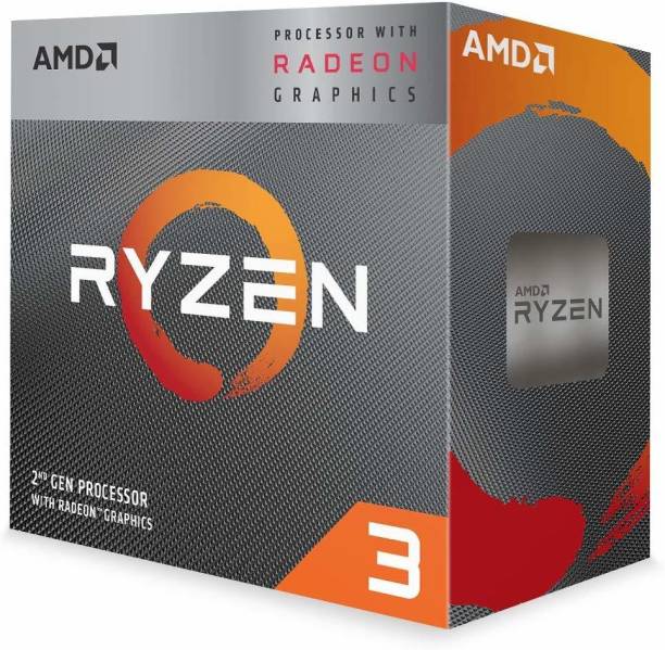 amd Ryzen 3 3200G with Radeon Vega 8 Graphics (YD3200C5FHBOX) 3.6 Ghz Upto 4 GHz AM4 Socket 4 Cores 4 Threads 2 MB L2 4 MB L3 Desktop Processor