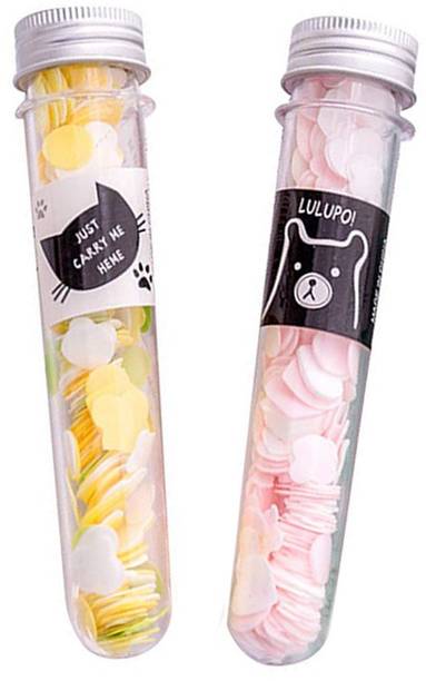 ESAANVIKA Travel Hand Flower Soap Soft Paper Soap In Flower Design Tube Shape Bottle