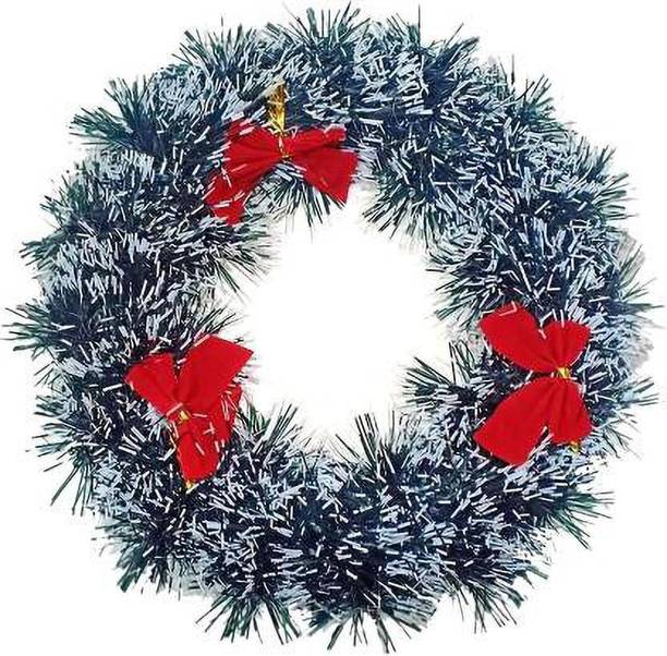 dollar store Christmas Wreath