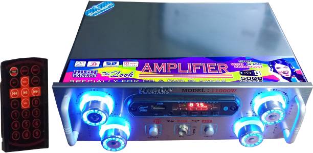 KAXTANG BLUE LED LIGHT AMPLIFIER Stereo With BT/ USB//SD Card /FM /AUX 5000 W AV Power Amplifier