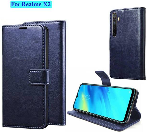Flocculent Flip Cover for Realme XT, Realme X2