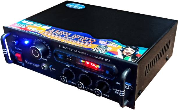 KAXTANG remix Full Black Digital Stereo With BT/ USB/ SD-Card /FM /AUX 5000 W AV Power Amplifier