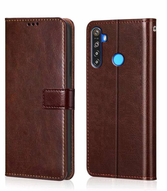 TINGTONG Flip Cover for RealMe 5 Pro