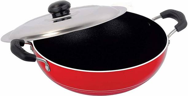 NIRLON कढ़ाही 22 cm ढक्कन के साथ