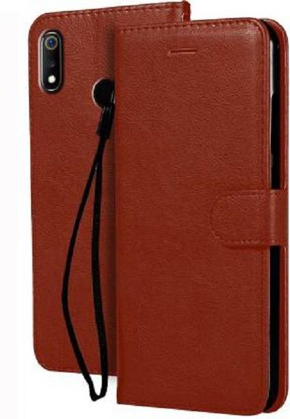 TINGTONG Flip Cover for RealMe 3 Pro