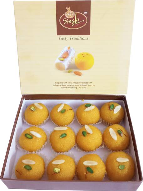 Singla Best Quality Motichoor laddu 500g Box