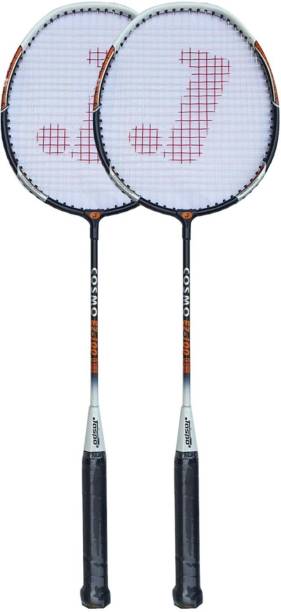 Jaspo Cosmo EZ 100 NANOTECH II Dual Grey Strung Badminton Racquet