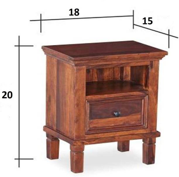 pipercrafts Solid Wood Side Table