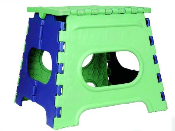LACOPINE 12 Inch Lightweight Plastic Folding Step Stool Living & Bedroom Stool