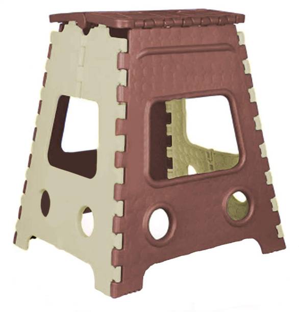 LACOPINE 18 Inch Lightweight Plastic Folding Step Stool Kitchen Stool
