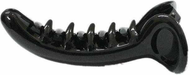 S Mark banana big size glossy clips pack of 3 black Banana Clip