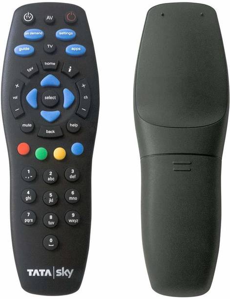 Tata Sky New Body Universal remote Tatasky hd TV, dh set up box, New body Remote Controller