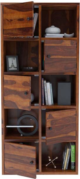 kingwood furniture Solid Wood Semi-Open Book Shelf
