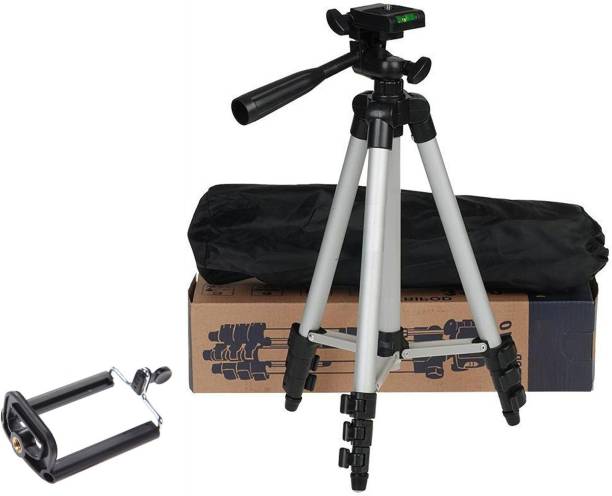 snowbudy 3110 Tripod For DSLR Camera And Mobile ,Mobile Selfie Mount Mobile Holder Tripod Stand Tripod