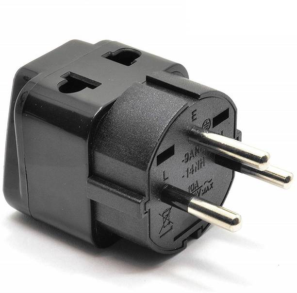 OREI India to Israel, Gaza, Palestine & More (Type H) 2 in 1 Travel Adapter Plug Worldwide Adaptor