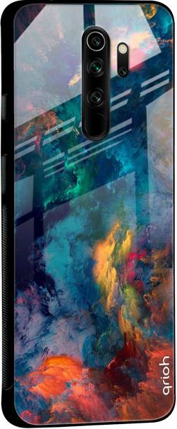 QRIOH Glass Back Cover for Mi Redmi Note 8 Pro