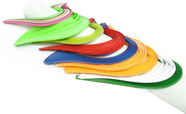 Vardhman 1000 PCS High Quality Paper Quilling Strip 3 mm, Colorful Art Paper Strips DIY Paper Hand Craft Decoration