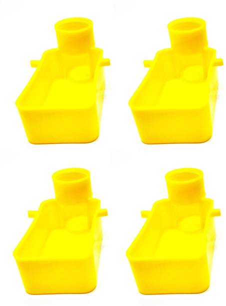 PickMePets Bird Cage Feeder Cups for Any Bottle Use (Pack of 4) Caged Bird Feeder