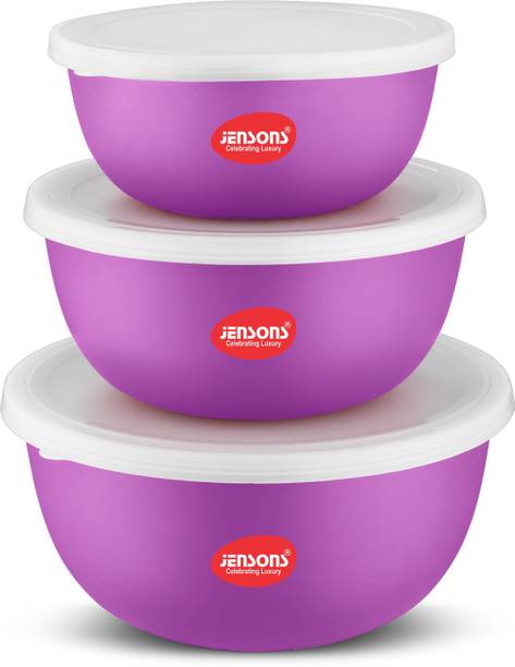 Jensons Steel, Plastic Grocery Container  - 600 ml, 800 ml, 1300 ml