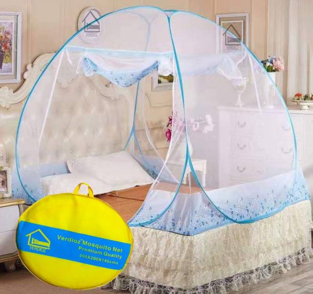 VERDIOZ Polyester Adults Washable (DOUBLE BED KING SIZE) Mosquito Net