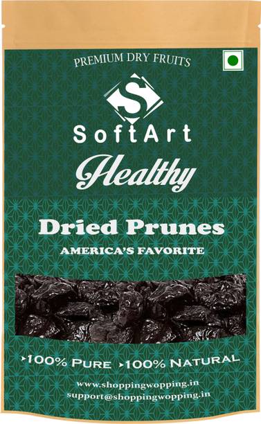 Soft Art Dried Pitted Prunes, Premium Californian Dried Plums Vacuum Pack Prunes