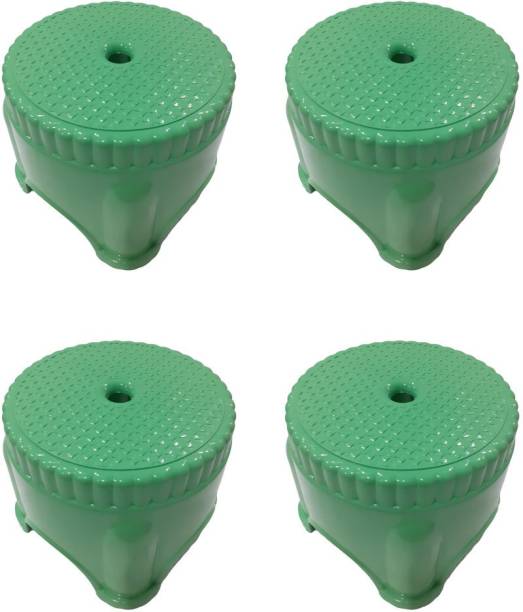 mastBus (Set of 4) Stool | Small Stool for Bathrooms| Stool for Kitchen | Panda Plastic Stools for Sitting in Bathroom (3 Months Warranty) Bathroom Stool