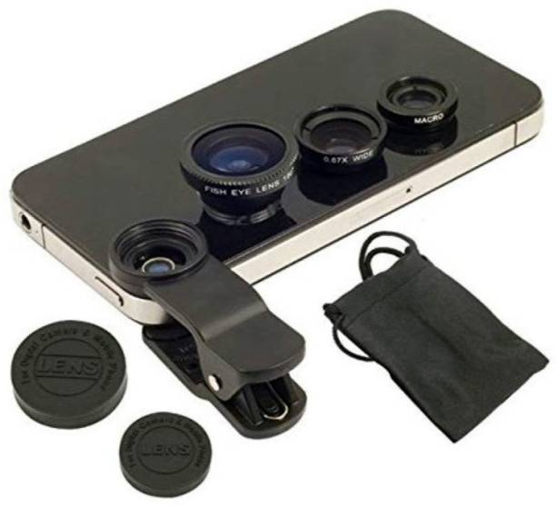 FG FASTGRIP Mobile Camera Lens, Smartphone Camera Lens, Mobile Lens, Mobile Clip Lens, Universal Clip Lens - Clip on 3 in 1 Camera Lens Kit 180° Mobile Phone Lens