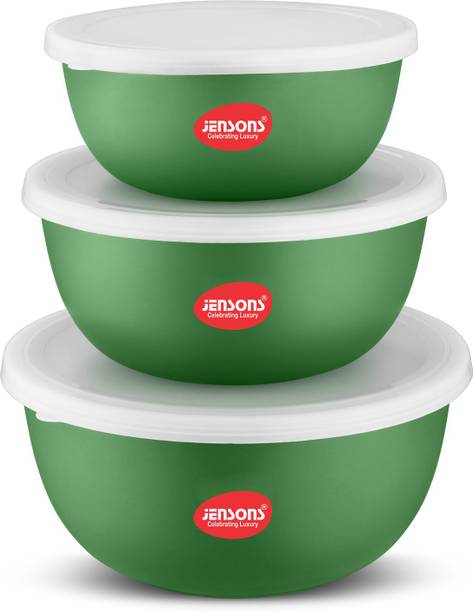 Jensons Steel, Plastic Grocery Container  - 600 ml, 800 ml, 1300 ml