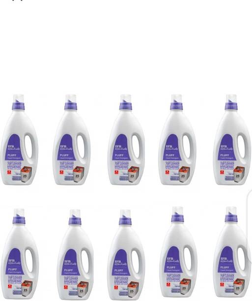 IFB TOP fluff liquid detergent of 10 bottles of 1 liter Multi-Fragrance Liquid Detergent