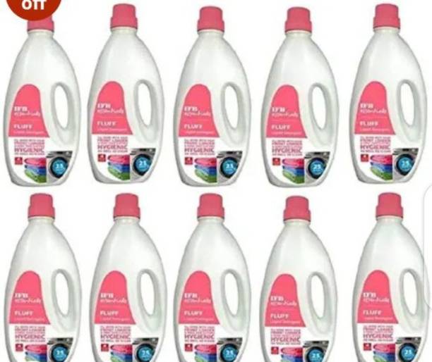 IFB FRONT fluff liquid detergent of 10 bottles of 1 liter Multi-Fragrance Liquid Detergent