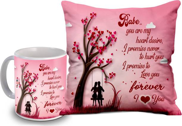 ME&YOU Cushion, Mug Gift Set
