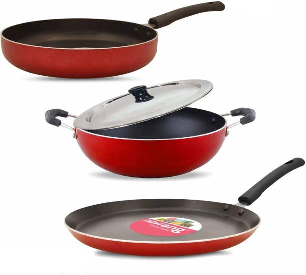 NAVRANG Non-Stick Coated Cookware Set